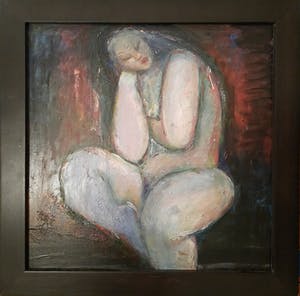 Toon Kelder - Annie, schilderij canvas op doek kopen? Bied vanaf 300!