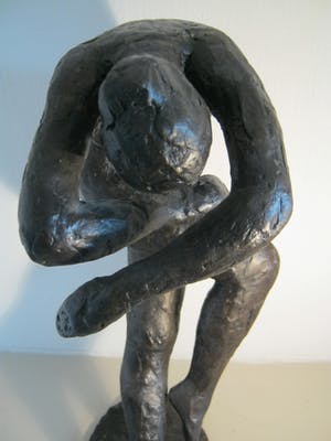 Brons (Onbekend) - Zeer zwaar brons sculptuur van een naakte ballerina kopen? Bied vanaf 300!