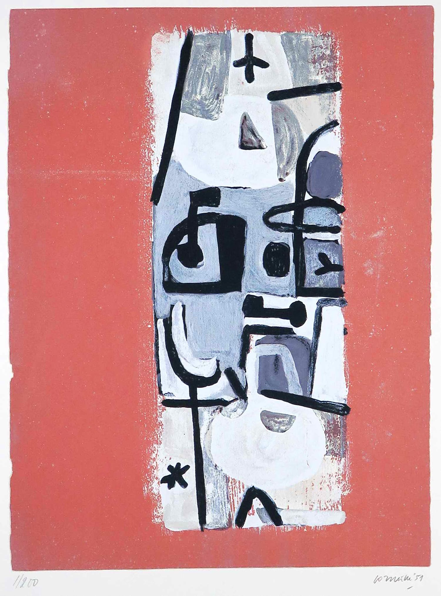 Corneille - Zeefdruk, Charlie Parker verkocht voor € 100!