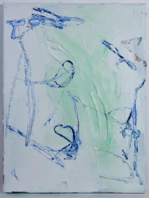 Jan Willem van Welzenis - Olieverf op doek, Zonder titel / Abstracte compositie kopen? Bied vanaf 200!