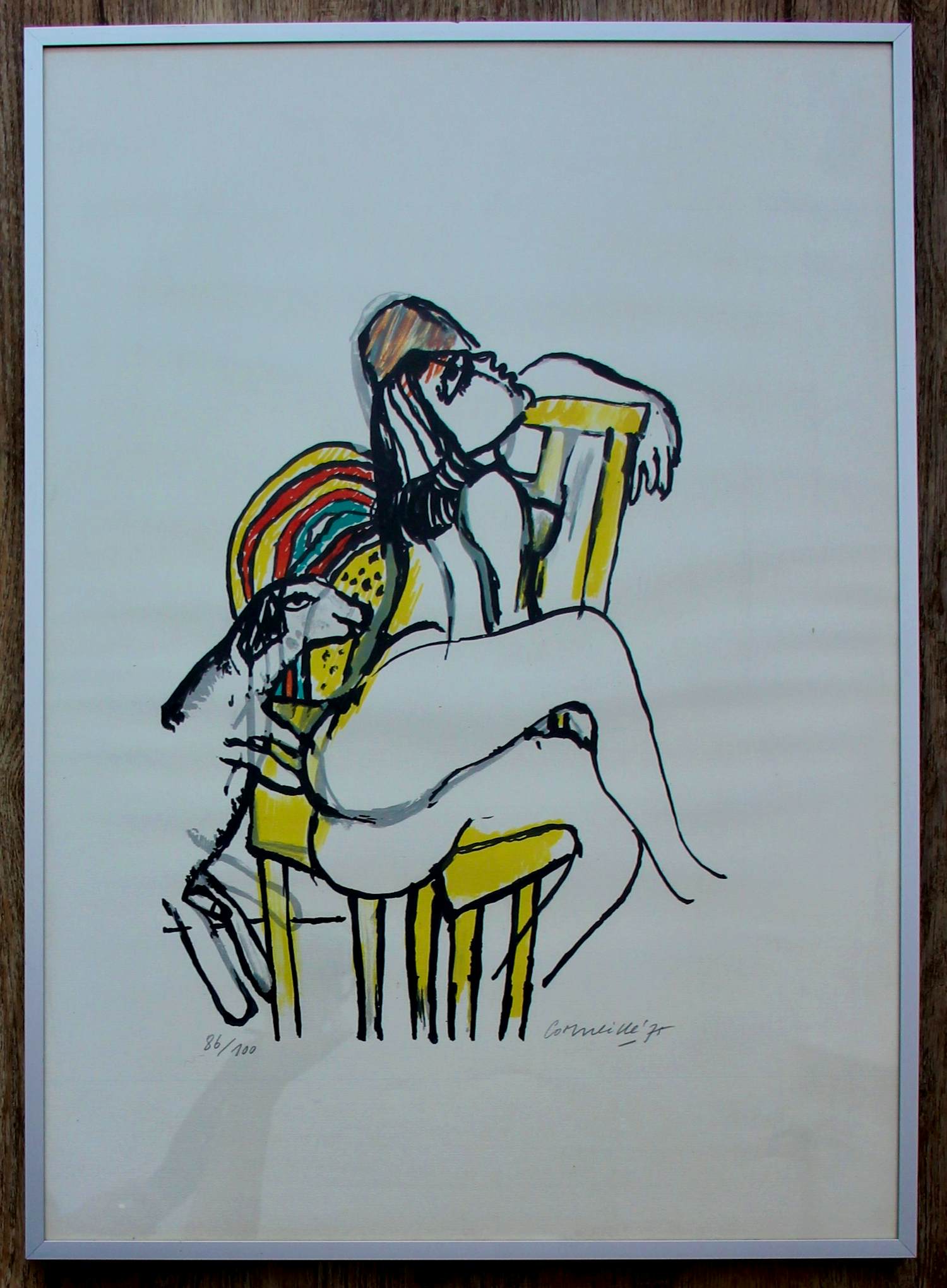 Corneille - Ingelijste litho: 'Indifférent' - 1975 kaufen? Bieten Sie von 375!
