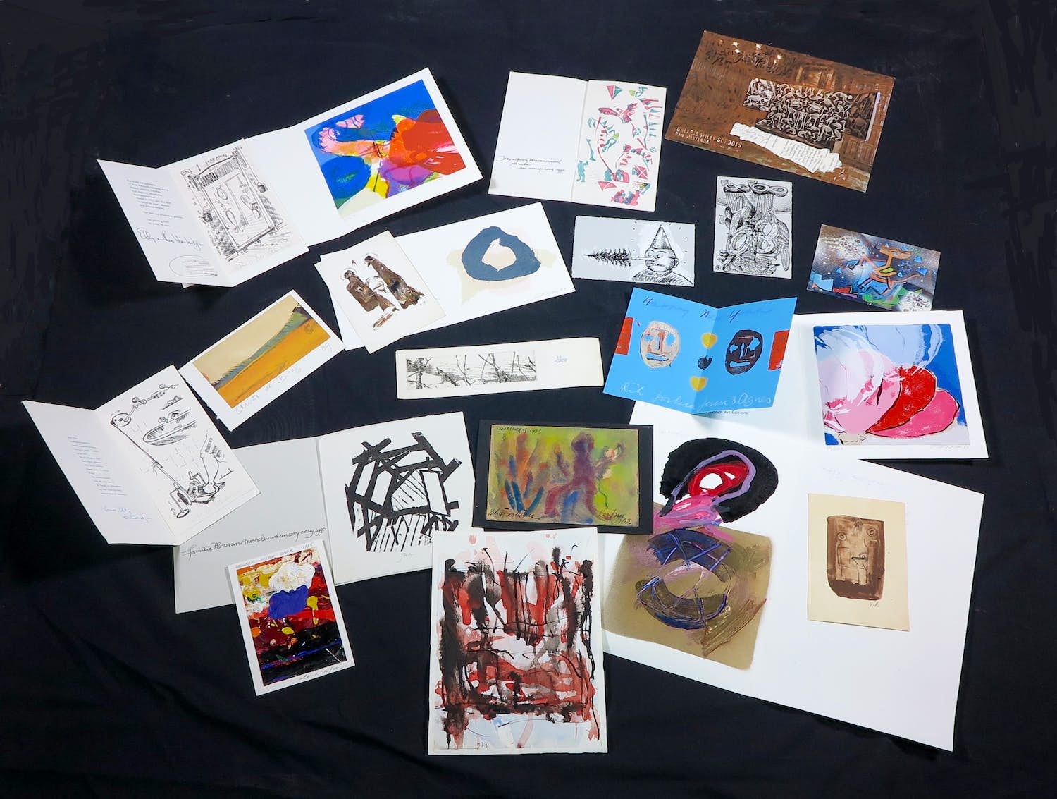 Henk van Vessem - en andere! - Lot van diverse grafische en originele werken op papier kopen? Bied vanaf 50!