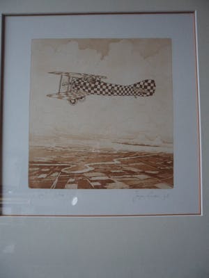 Leentje Linders - Ets. Titel. "Spade". kopen? Bied vanaf 25!