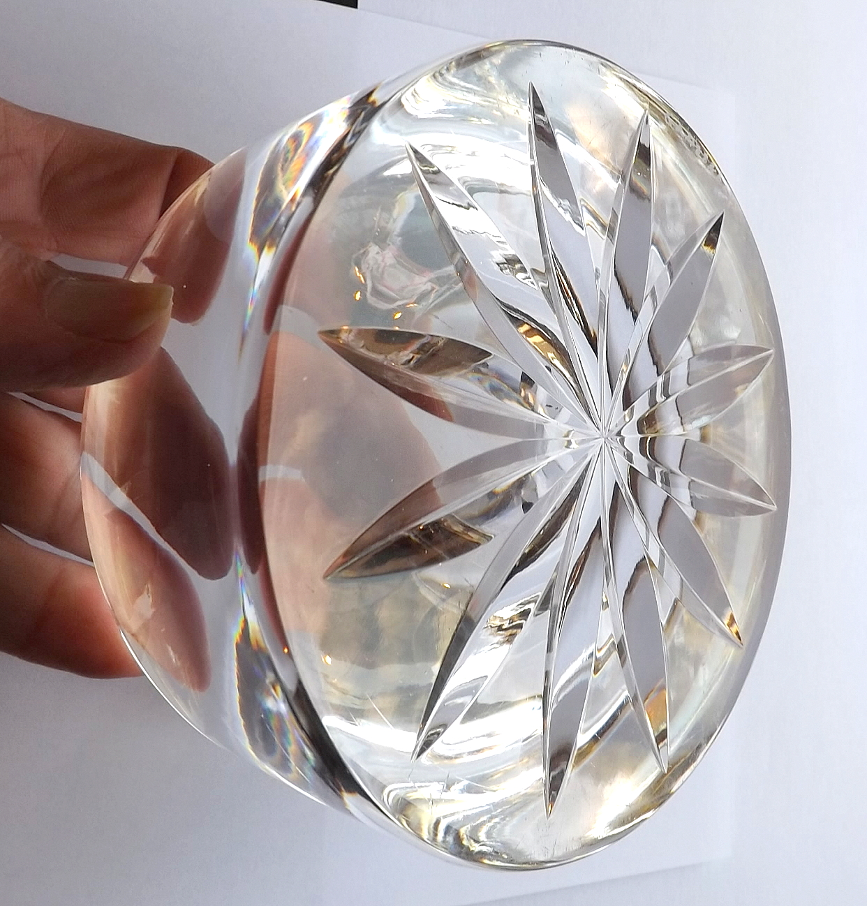 Orrefors - Unica geetste kristallen bowl - Glasskolan 73  kopen? Bied vanaf 1!