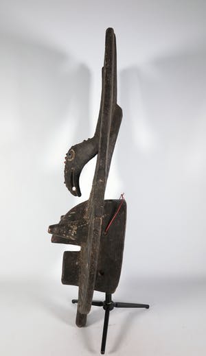 Bobo - Hout, Dansmasker kopen? Bied vanaf 1!