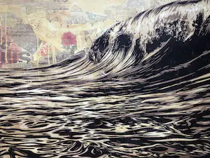 Shepard Fairey - Dark wave kopen? Bied vanaf 25!