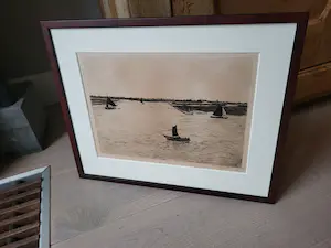 Willem Witsen - Ets,Riviergezicht - no 37, 1900 - gesigneerd kopen? Bied vanaf 269!