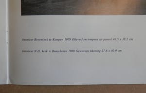 Maarten 't Hart - Interieur N.H. Kerk te Bunschoten kopen? Bied vanaf 250!