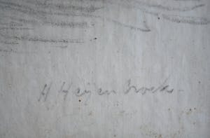 Herman Heijenbrock - Mijnwerker: handgesigneerd/gekleurd &Toorop's ijzergieter kopen? Bied vanaf 65!