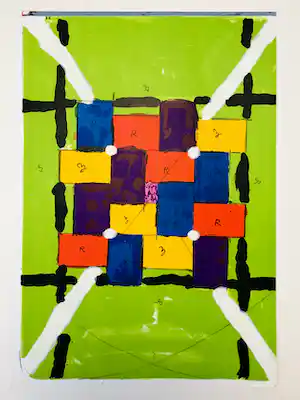 Alfred Jensen - 'Numbers' lithografie uit 1 Cent Life, 1964 vendu pour 50€ !