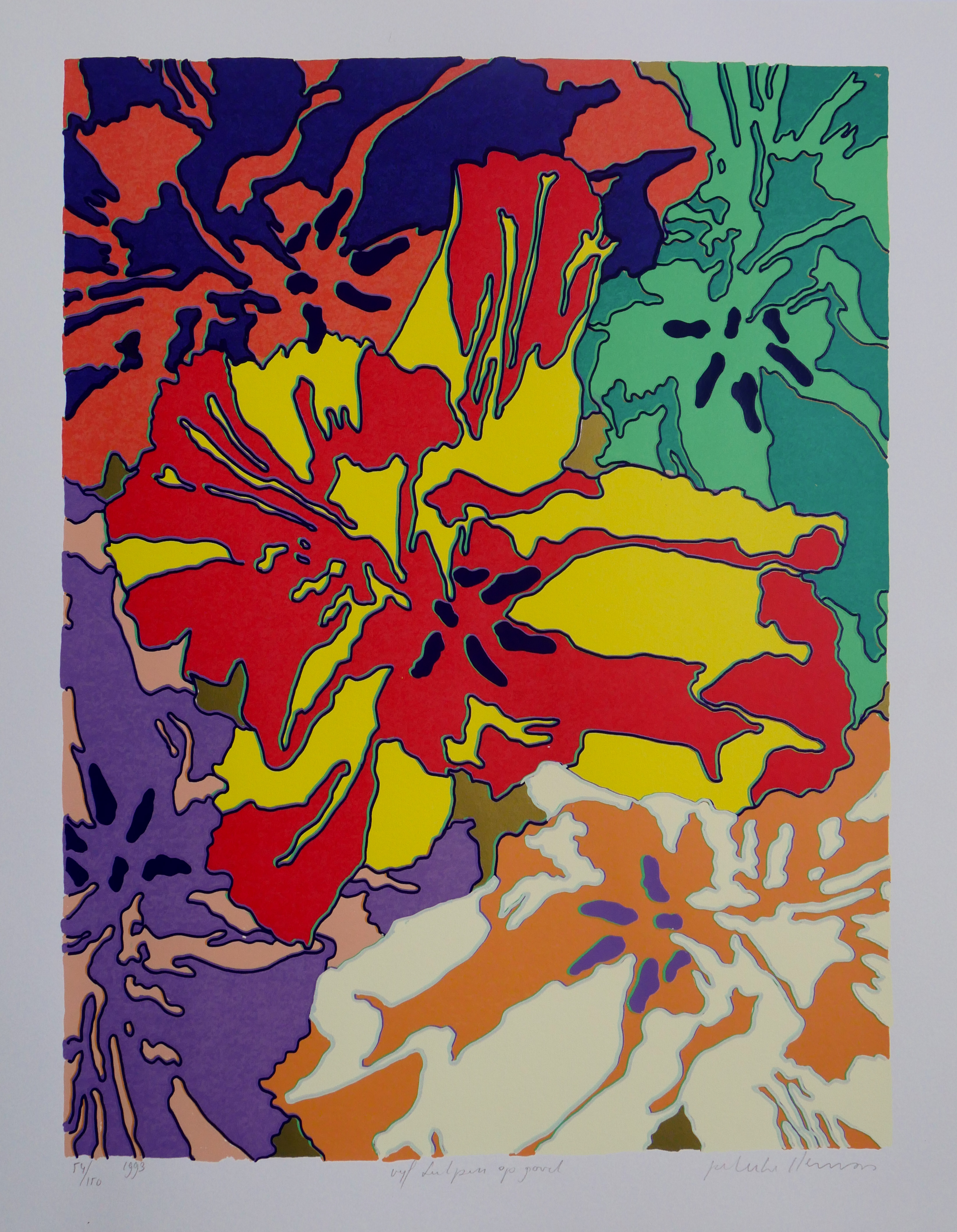 Peter Hellemons - vijf tulpen op goud kopen? Bied vanaf 25!