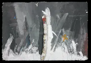 Mihajlo Petkovic - Lot van twee schilderijen in gemengde techniek kopen? Bied vanaf 1!