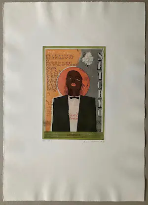 Uwe Bremer - Trompeter - Louis Armstrong - Signierte und nummerierte Original Farbradierung kopen? Bied vanaf 100!