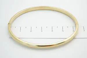 108 - Klassieke 18krt geel-gouden en elipsvormige slaven dames-armband kopen? Bied vanaf 430!