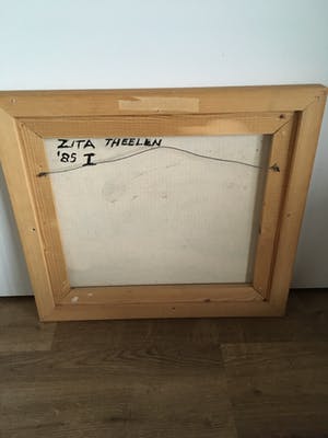 Zita Theelen - Acryl op karton ‘85 I ‘ ingelijst kopen? Bied vanaf 20!