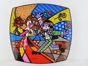 Romero Britto - Designschaal serie Artis et Orbis 2012 kopen? Bied vanaf 45!