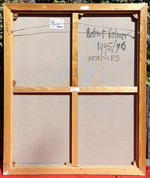 Robert Volmer - Statues, olieverf op doek (mooi ingelijst, groot) kopen? Bied vanaf 395!