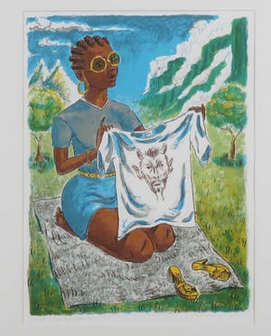 Frans Franciscus - Litho, Veronica in Kaapstad - Ingelijst kopen? Bied vanaf 20!