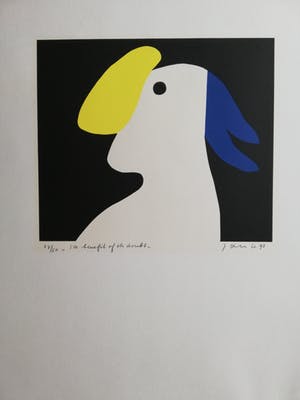 Jan Snoeck - THE BENEFIT OF THE DOUBT / KLEURZEEFDRUK / 56x45cm / SIG / 1992 kopen? Bied vanaf 25!
