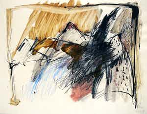 Petra van Kalker Kalker - Droom -gemengde techniek 1981- verkocht voor € 35!