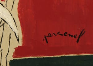 Percenel - Olieverf op doek, Violoncelle - Ingelijst kopen? Bied vanaf 300!