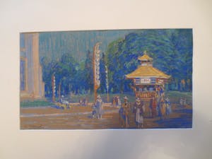 Leo Eland - Pastel Parkgezicht kopen? Bied vanaf 135!