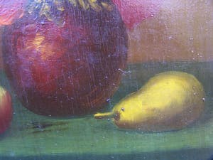 Niet of onleesbaar gesigneerd - Stilleven met klaprozen en fruit. kopen? Bied vanaf 10!