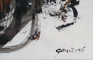 Gerriet Postma - Olieverf op papier - Nieuw ingelijst kopen? Bied vanaf 465!