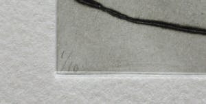Niet of onleesbaar gesigneerd - droge naald ets - 1997 kopen? Bied vanaf 1!
