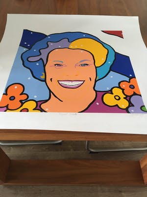 Shunyam - Kleurenzeefdruk ‘Royal Smile’ kopen? Bied vanaf 50!