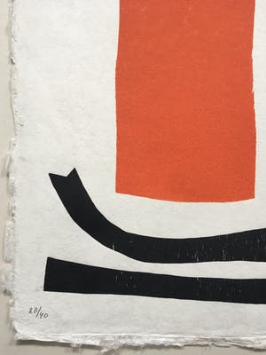 Klaas Gubbels - houtdruk ‘Baselitz’ - 2011 - oplage 40 ex. kopen? Bied vanaf 425!