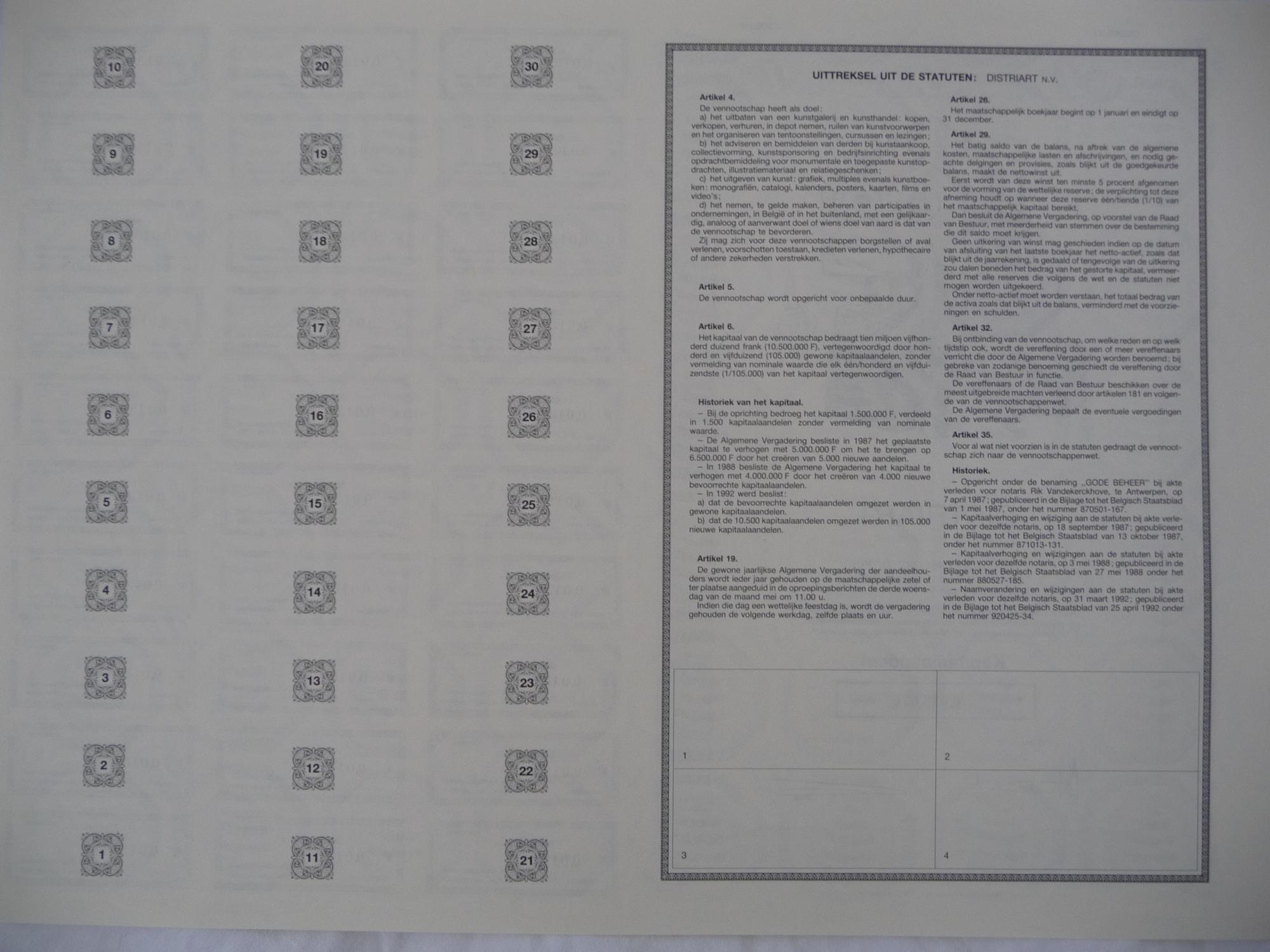 Liliane Vertessen - Distriart Belgie kopen? Bied vanaf 10!