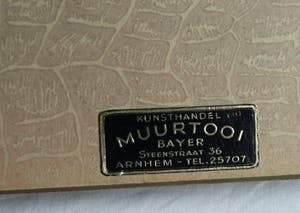 Ton Meyer - Ets, Havengezicht – Enkhuizen? - gesigneerd & ingelijst - 1923 kopen? Bied vanaf 10!