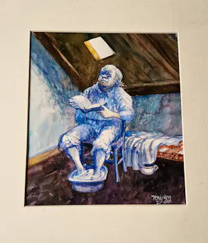 Hans van Norden - Drie karikaturale aquarellen op papier "man alleen" gesigneerd kopen? Bied vanaf 48!