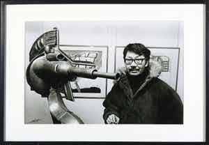 Nico Koster - Foto, Portret van Shinkichi Tajiri - Ingelijst verkocht voor € 1!