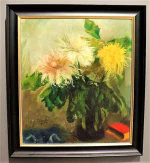 Piet van Wijngaerdt - Prachtige spinnenkop chrysanten verkocht voor € 450!