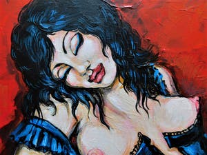 Natia Antadze - "Dame mit Buch" kopen? Bied vanaf 1!