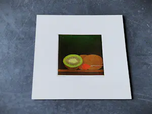 Joop Vegter - Fraaie kleine mezzotint "kiwis en radijs" - bep. oplage (75) - potloodgesigneerd kaufen? Bieten Sie von 45!