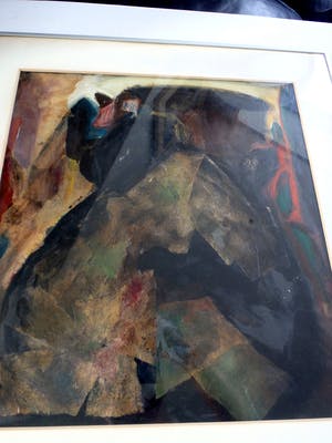 Annabel König - abstracte compositie kopen? Bied vanaf 40!