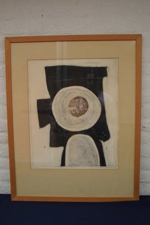 Cees Kortlang - Leven in zwarte vorm, 10 /10, 1971 - kleurenets op papier - BKR Amsterdam kopen? Bied vanaf 20!