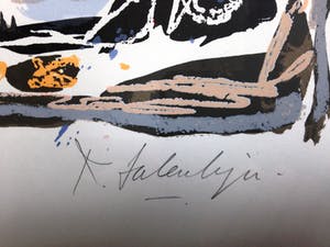 Kees Salentijn - zeefdruk compositie kopen? Bied vanaf 49!