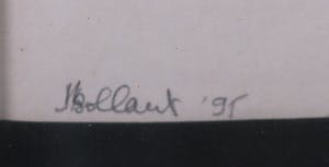 Jan Bollaert - Gemengde techniek op papier, Handboek der kerkgeschiedenis - Ingelijst kopen? Bied vanaf 1!