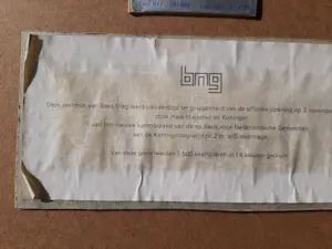 Sees Vlag - s-Gravenhage - Huis ten Bosch - Zeefdruk, Ingelijst kopen? Bied vanaf 50!