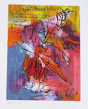 Mohammed Quraish - Lot van 3 zeefdrukken, Zonder titel kopen? Bied vanaf 50!