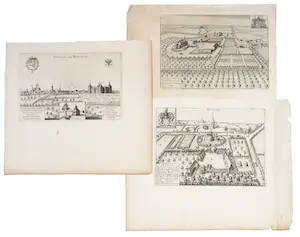 AcheterJoan Blaeu - Lot van drie kopergravures uit Novum ac magnum theatrum urbium Belgicae regiae? Enchérissez de 1!