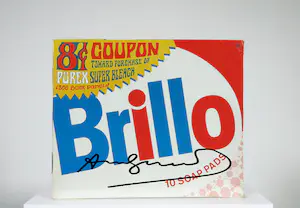 Andy Warhol - Handgesigneerde Brillo-box kaufen? Bieten Sie von 1!