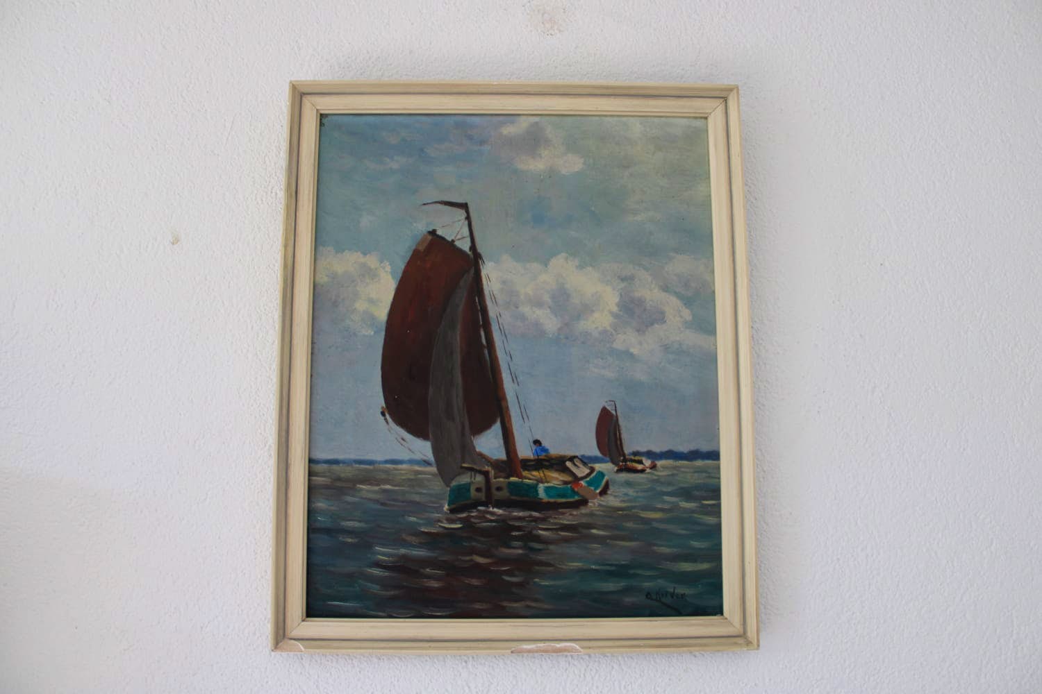 Adrianus Korver - Skûtsje verkocht voor € 150!