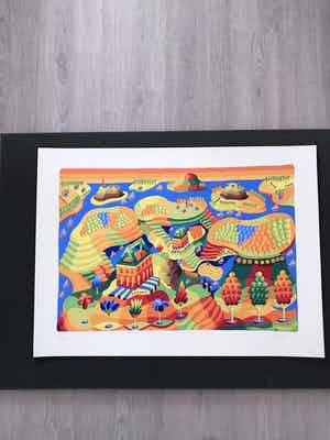 Louis Gans - 3 x Zeefdruk verkocht voor € 90!