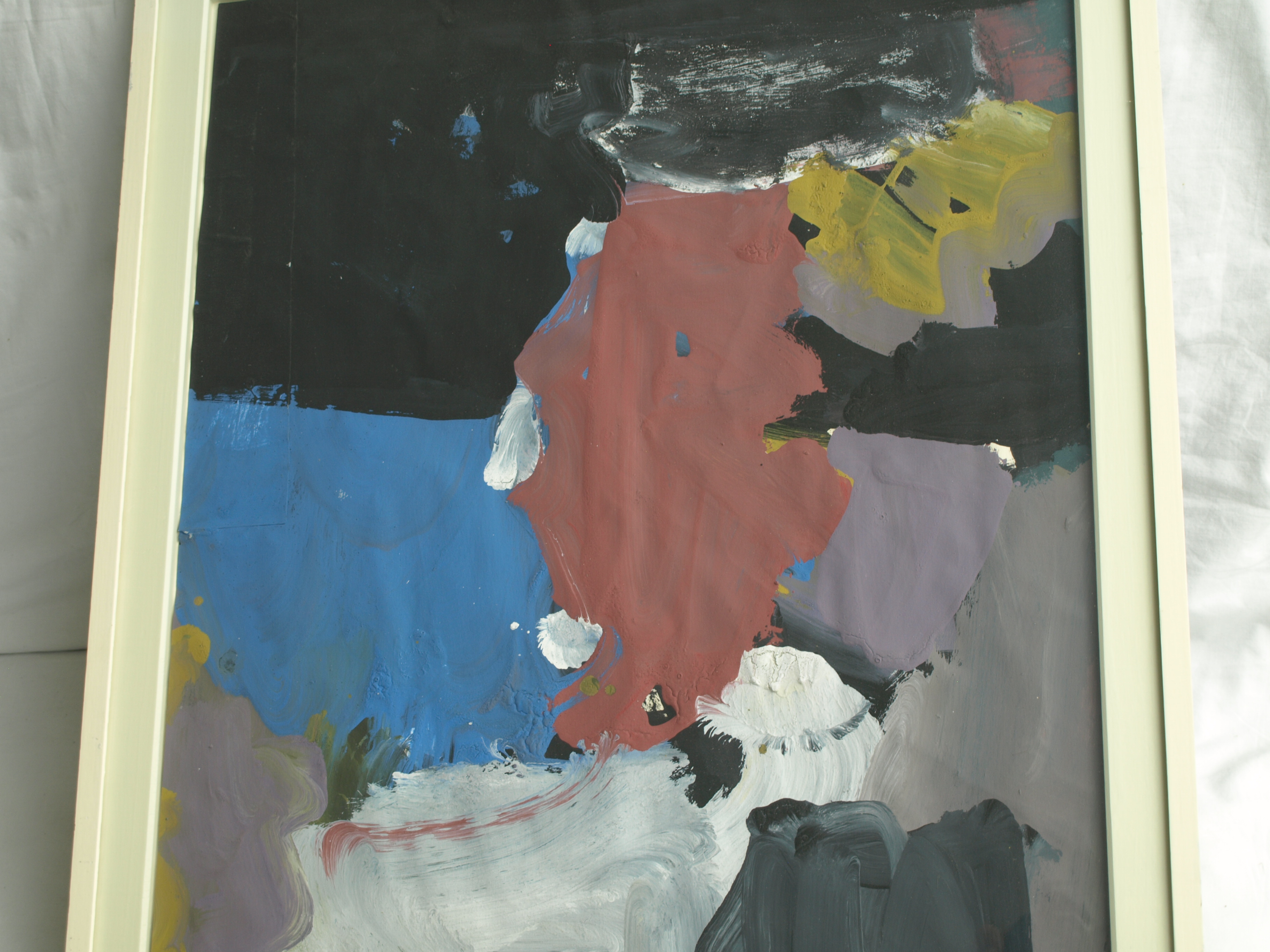 Victor Onstein - Acryl op papier , General Custers – gesigneerd & ingelijst – 1984  kopen? Bied vanaf 1!