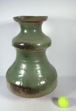 Peter von Hartsvelt Müller - Aardewerk, Groene vaas (Groot) kopen? Bied vanaf 1!